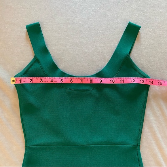 BCBGMaxAzria | Caspar Bodycon Dress - Green | Size XXS - Picture 12 of 16